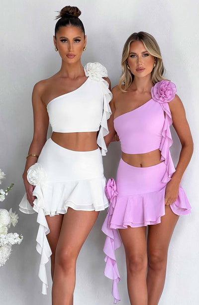 Daina Mini Skirt - Pink Skirt Babyboo Fashion Premium Exclusive Design