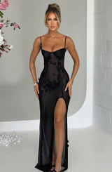 Dalary Maxi Dress - Black Dress XS Babyboo Fashion Premium Exclusive Design