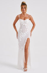 Dalary Maxi Dress - Ivory Dress Babyboo Fashion Premium Exclusive Design