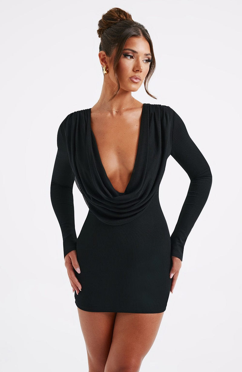 Danielle Mini Dress - Black Dress Babyboo Fashion Premium Exclusive Design
