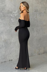 Daphne Maxi Dress - Jet Black Dress XS Babyboo Fashion Premium Exclusive Design