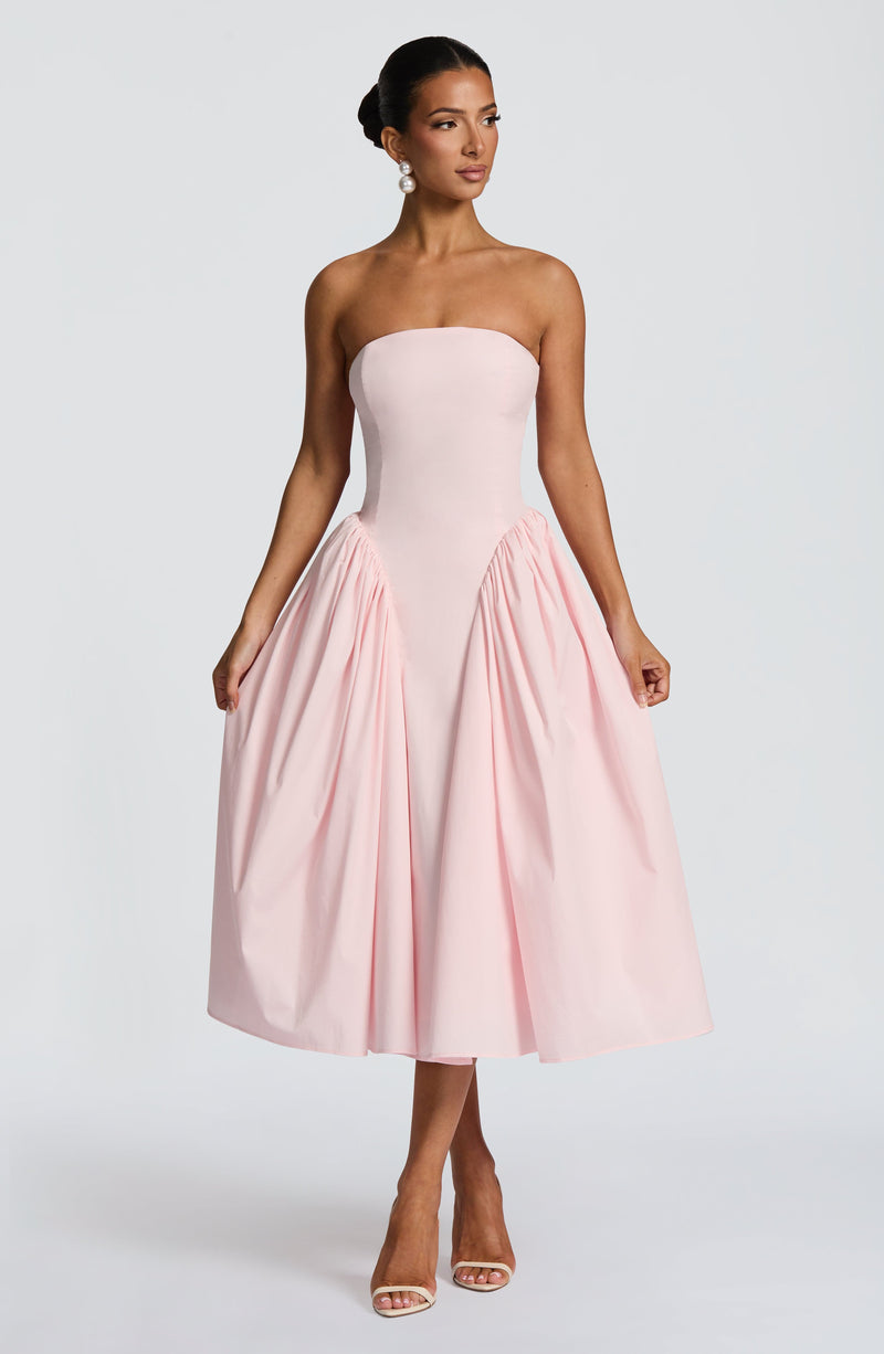 babyboo fashion pink dress Delilah Maxi Dress