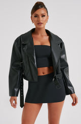 Davina Jacket - Black Jackets XS Babyboo Fashion Premium Exclusive Design