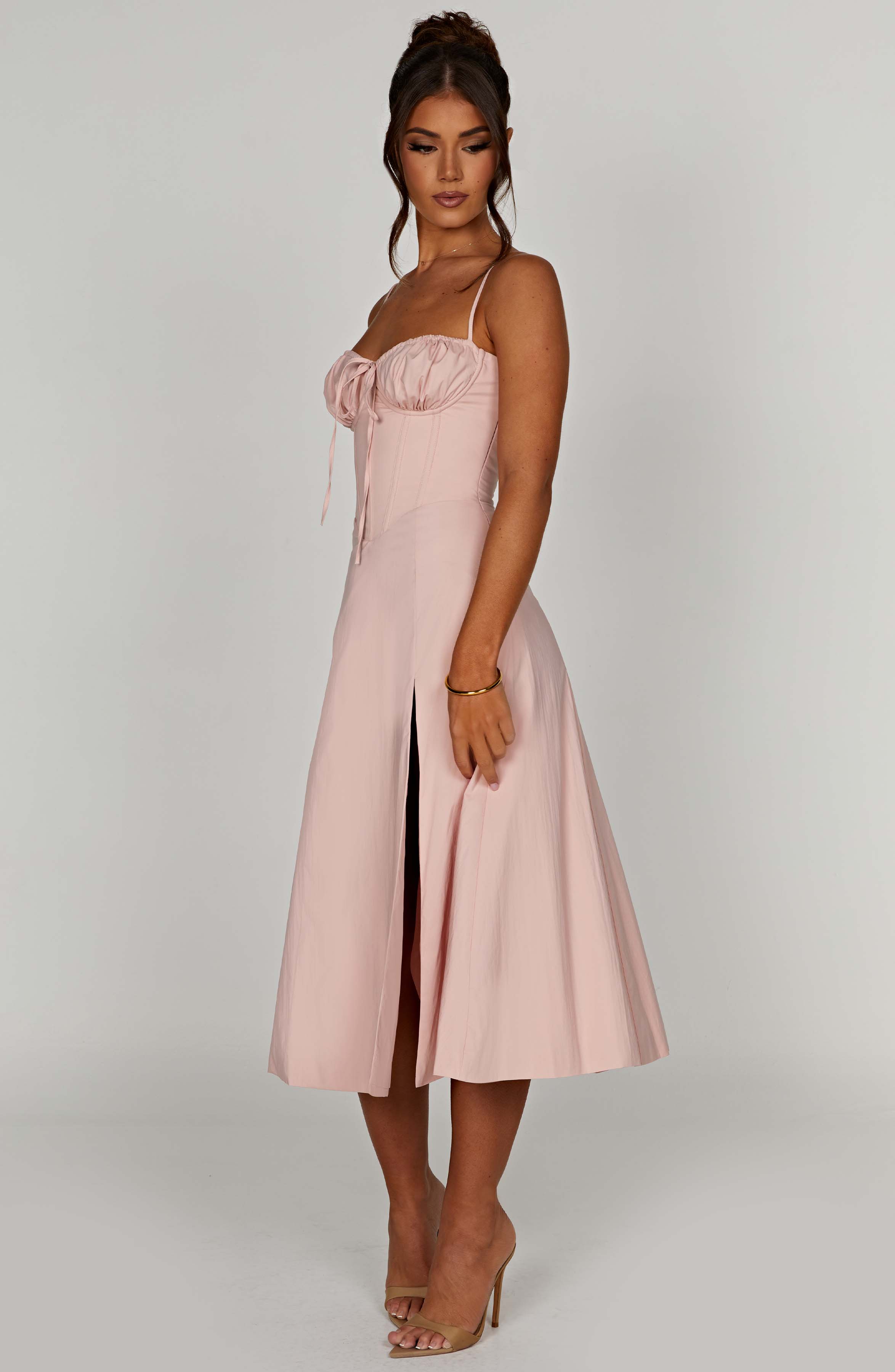 Deanna Midi Dress - Blush main image 1