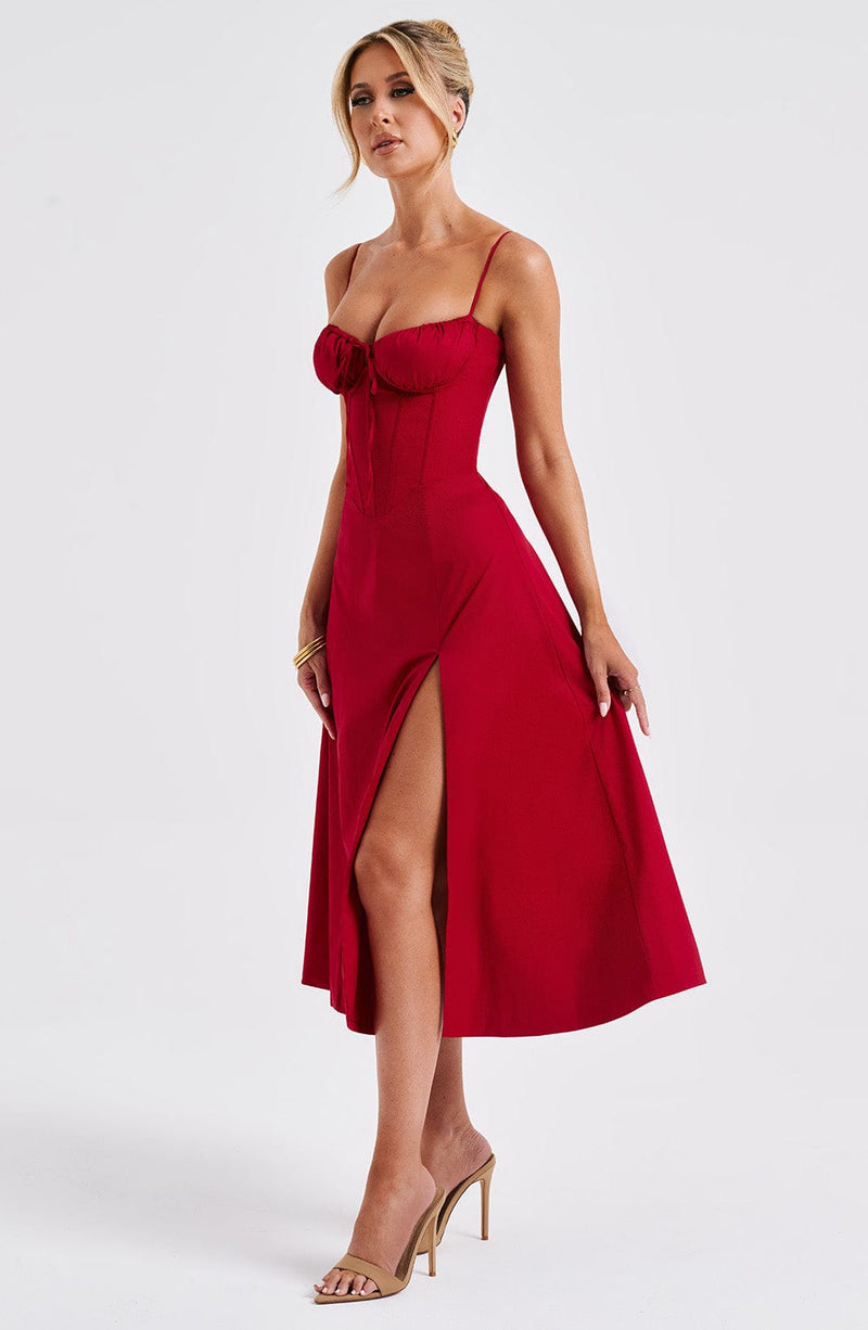 deanna midi dress Green Deanna Dress