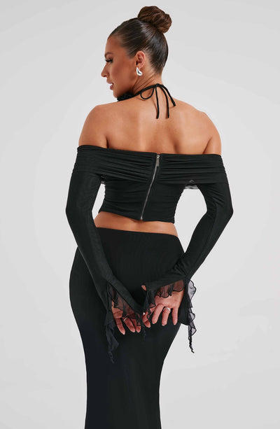 Deema Top - Black Tops Babyboo Fashion Premium Exclusive Design