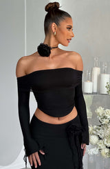 Deema Top - Black Tops Babyboo Fashion Premium Exclusive Design
