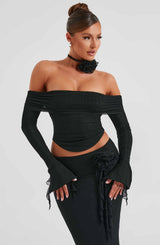 Deema Top - Black Tops XS Babyboo Fashion Premium Exclusive Design