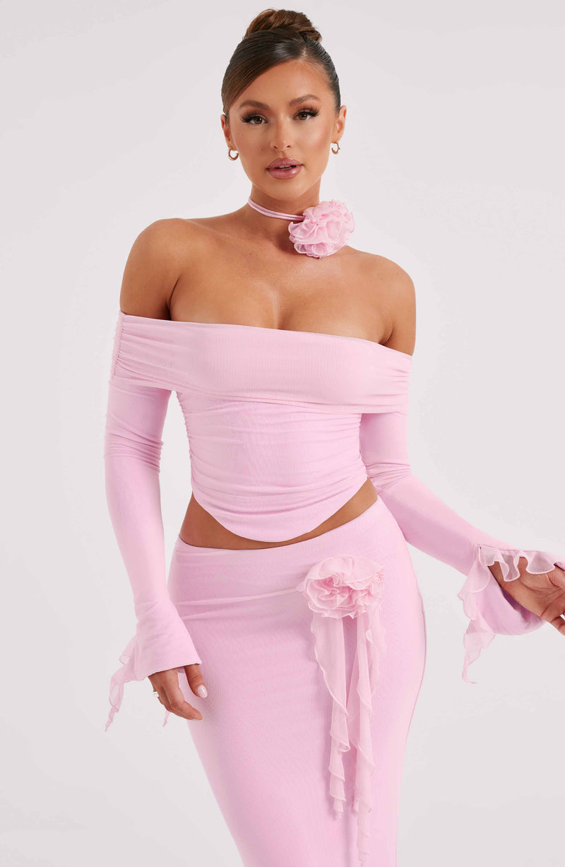 Deema Top - Pink Tops Babyboo Fashion Premium Exclusive Design