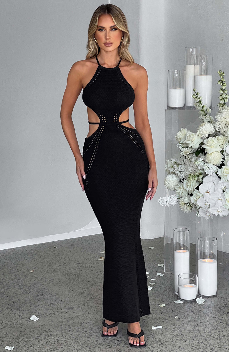 Delia Maxi Dress - Black Dress XS Babyboo Fashion Premium Exclusive Design