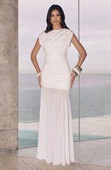 Demelza Maxi Dress - Ivory Dress Babyboo Fashion Premium Exclusive Design