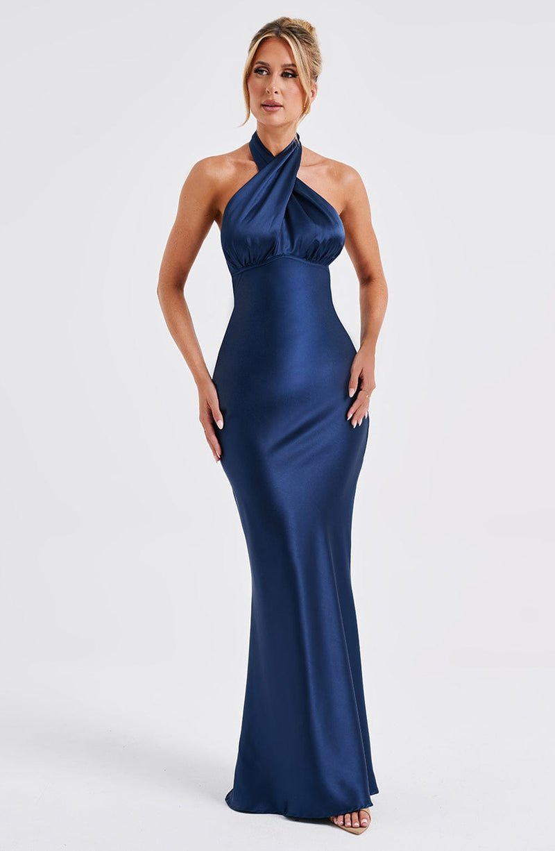 Dimitra Maxi Dress - Navy Dress XS Babyboo Fashion Premium Exclusive Design