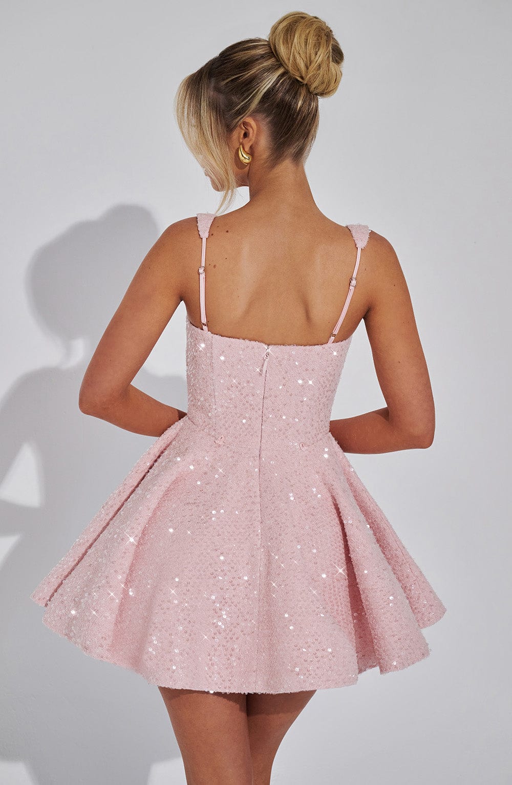 Eileen Mini Dress - Blush