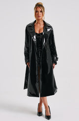 Dynasty Trench Coat - Black Jackets Babyboo Fashion Premium Exclusive Design