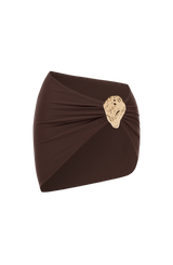 Edie Mini Sarong - Plum Brown