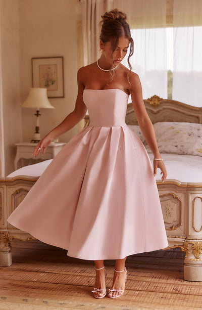 Edith Midi Dress - Blush Edith Midi Dress - Blush