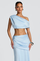 Edwina Top - Glacier Blue Tops Babyboo Fashion Premium Exclusive Design