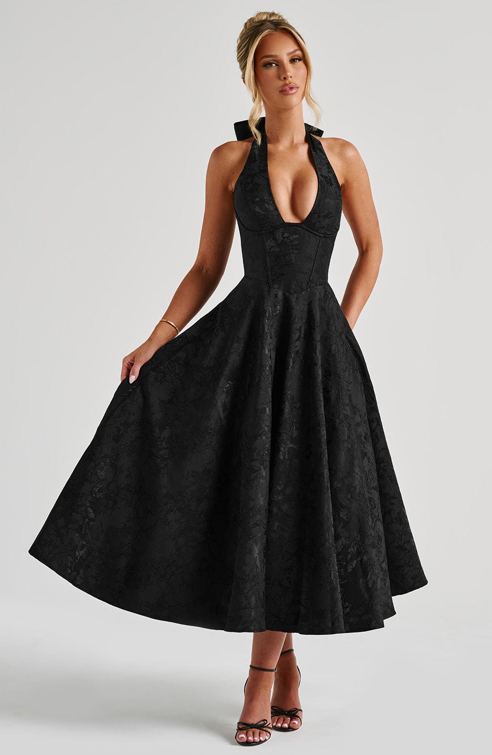 Effie Evening Midi Dress