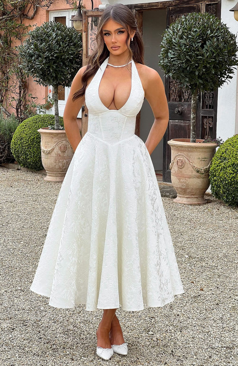 Effie Midi Dress - Ivory Effie Midi Dress - Ivory