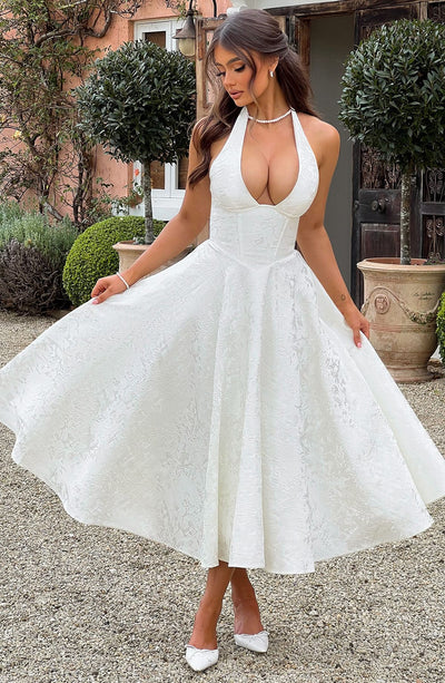 Effie Midi Dress - Ivory Effie Midi Dress - Ivory