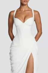 Elara Maxi Dress - Ivory Dress Babyboo Fashion Premium Exclusive Design