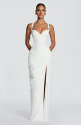 Elara Maxi Dress - Ivory Dress Babyboo Fashion Premium Exclusive Design