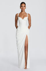Elara Maxi Dress - Ivory Dress Babyboo Fashion Premium Exclusive Design