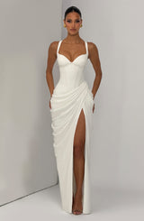 Elara Maxi Dress - Ivory Dress XS Babyboo Fashion Premium Exclusive Design