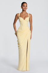 Elara Maxi Dress - Lemon Dress Babyboo Fashion Premium Exclusive Design