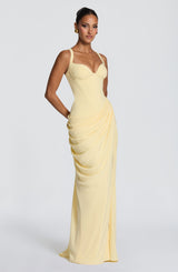 Elara Maxi Dress - Lemon Dress Babyboo Fashion Premium Exclusive Design