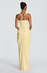 Elara Maxi Dress - Lemon Dress Babyboo Fashion Premium Exclusive Design