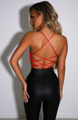 Elena Bodysuit - Red Bodysuits XS Babyboo Fashion Premium Exclusive Design