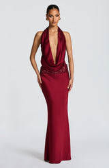 Eleni Bodysuit - Burgundy Bodysuit Babyboo Fashion Premium Exclusive Design