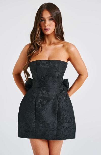 eleonora mini dress ELEONORA MINI DRESS in BRIGHT RUBY