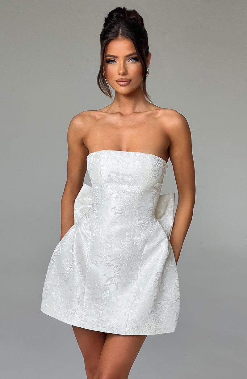 Elenora Mini Dress - Ivory Elenora Mini Dress - Ivory