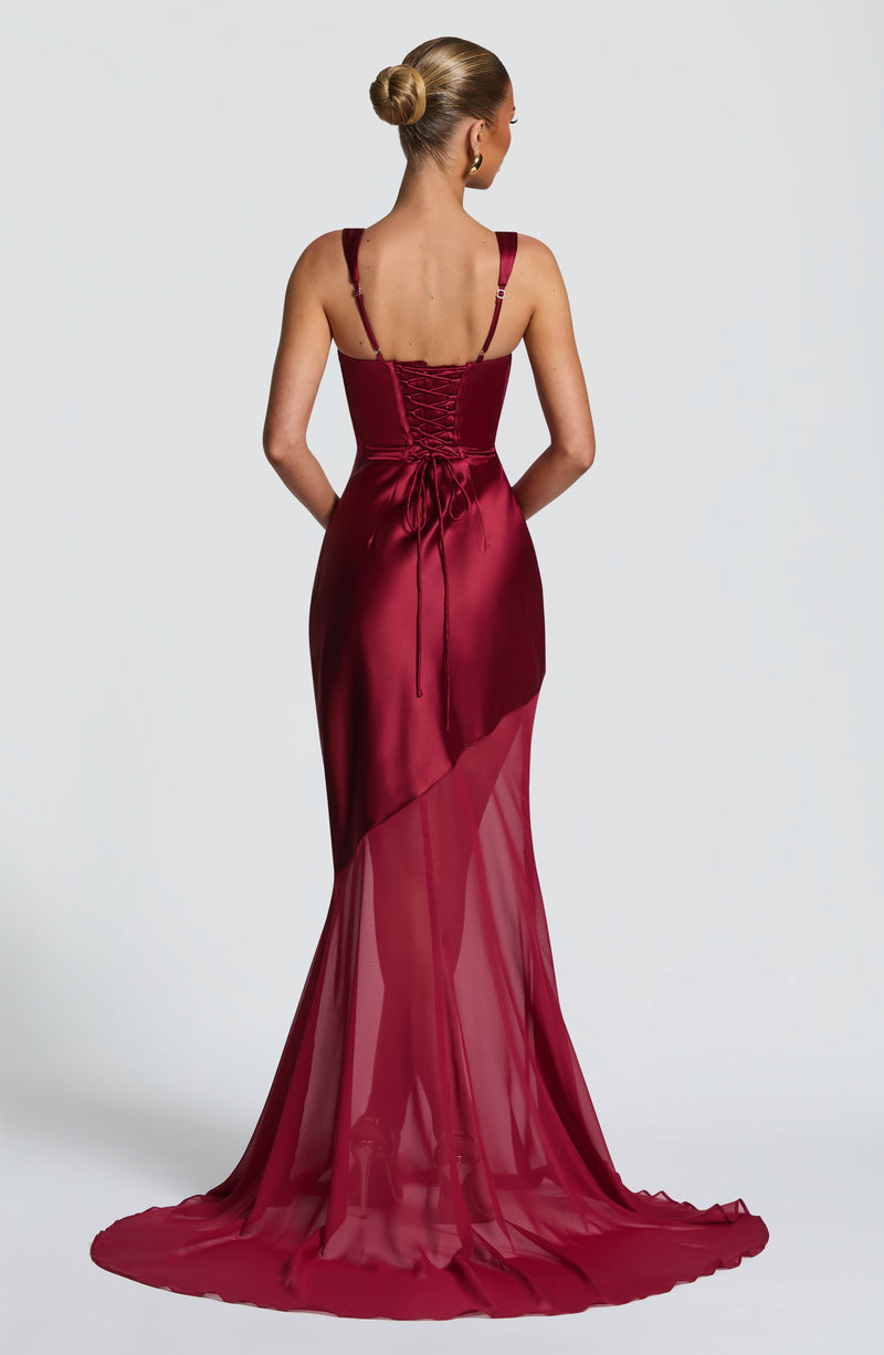 Eliza Gown - Burgundy Eliza Gown - Burgundy