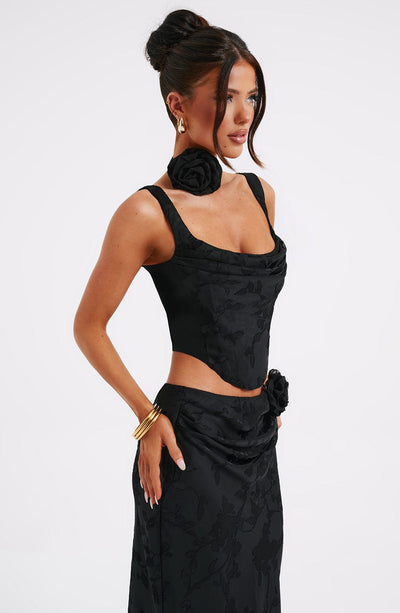Elizabeth Corset - Black Tops Babyboo Fashion Premium Exclusive Design