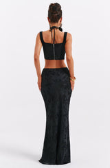 Elizabeth Maxi Skirt - Black Skirt Babyboo Fashion Premium Exclusive Design