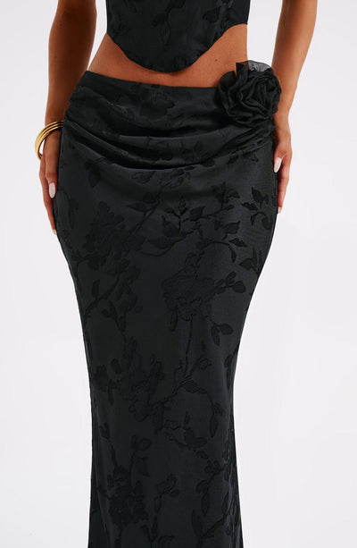 Elizabeth Maxi Skirt - Black Skirt Babyboo Fashion Premium Exclusive Design