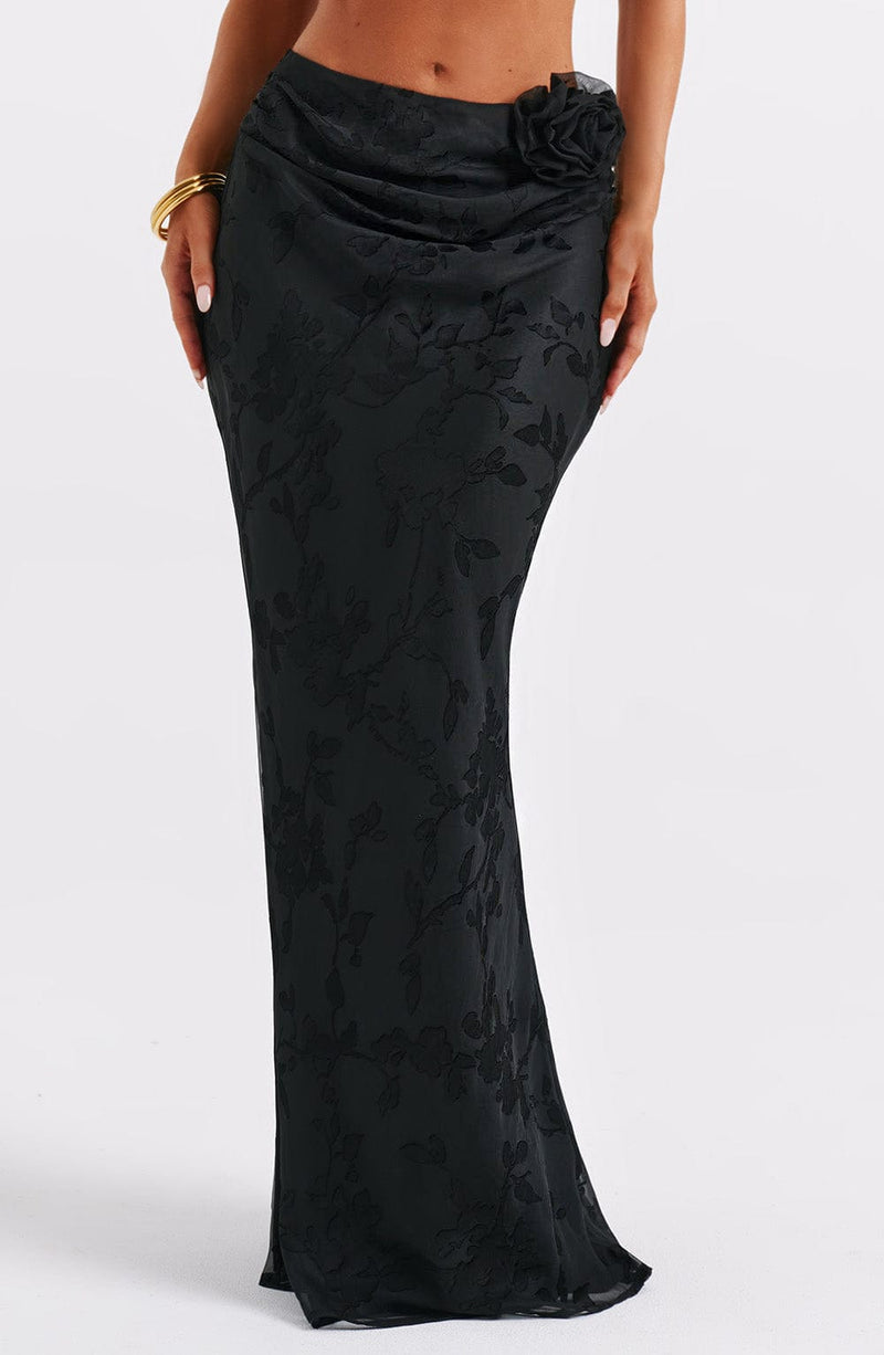 Elizabeth Maxi Skirt - Black Skirt XS Babyboo Fashion Premium Exclusive Design