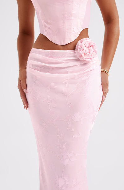 Elizabeth Maxi Skirt - Blush Skirt XS Babyboo Fashion Premium Exclusive Design