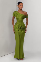 Ella Maxi Dress - Olive Dress Babyboo Fashion Premium Exclusive Design