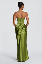 Ella Maxi Dress - Olive Dress Babyboo Fashion Premium Exclusive Design