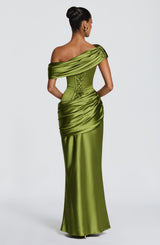 Ella Maxi Dress - Olive Dress Babyboo Fashion Premium Exclusive Design
