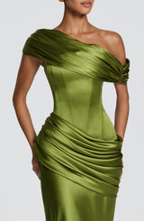 Ella Maxi Dress - Olive Dress Babyboo Fashion Premium Exclusive Design