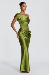 Ella Maxi Dress - Olive Dress Babyboo Fashion Premium Exclusive Design