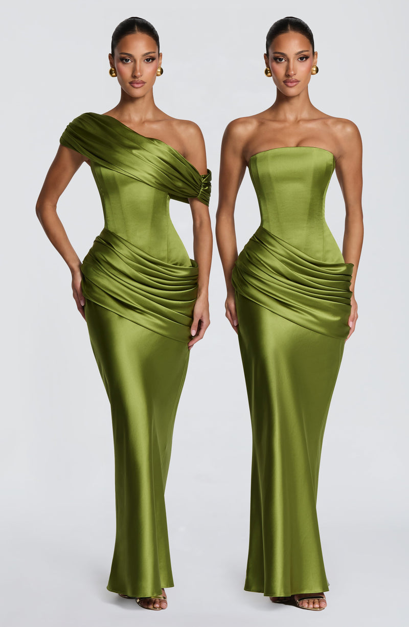Shop the Ella Maxi Dress - Olive