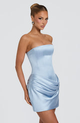 Ella Mini Dress - Glacier Blue Dress Babyboo Fashion Premium Exclusive Design