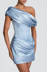 Ella Mini Dress - Glacier Blue Dress Babyboo Fashion Premium Exclusive Design