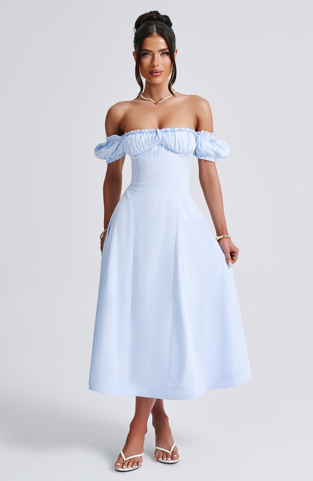 Monna Midi Dress - Blue main image 1